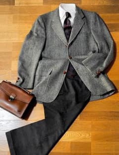 ☆VAN JACKET アメリカントラディッショナル ヘリンボーンジャケット