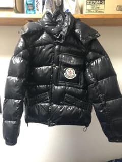 モンクレール　k2 ダウンジャケット　シャイニーブラック　moncler 0のサムネイル