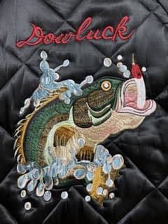 Dowluck エヴィスEVISU リバーシブル スカジャン 40ブラック 道楽 Dowluck エヴィスEVISU リバーシブル スカジャン 40ブラック 道楽