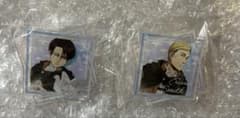 Rare Attack Titan HICUL Acrylic Clips: Levi & Erwin