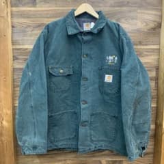 中古 90s Carhartt ミシガンチョアコート 企業ロゴ 刺繍 USA製 中古 90s Carhartt ミシガンチョアコート 企業ロゴ 刺繍 USA製 - メルカリ