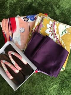 浴衣SET♡4てん♡帯♡下駄のサムネイル