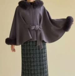 新品 完売商品】お買い得!! ミッシュマッシュ ポンチョコート ケープ