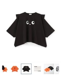 【美品】ハロウィン黒猫オーバーサイズTシャツのサムネイル