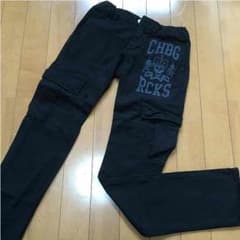 kiki様☆チャビー☆黒カーゴ美品☆６３のサムネイル