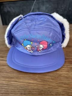 りみ様専用　リトルツインスターズ 耳付きキャップ 紫のサムネイル