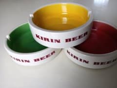 キリンビール/キリンレモン　オリジナル陶器灰皿　１０個セット　昭和レトロ 日本製 キリンビール 灰皿 3個セット - メルカリ