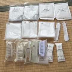 マリオット　アメニティセット ボディタオル ヘアブラシ まとめ売り