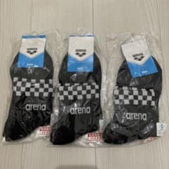 【新品未使用品】arena 靴下 Lサイズ　3足セットのサムネイル