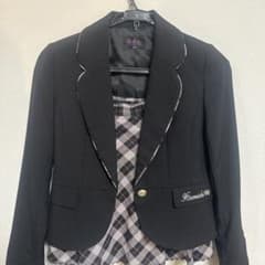 h.n.a (hiromichi)ブレザーとチェック柄スカートセット 150cmのサムネイル