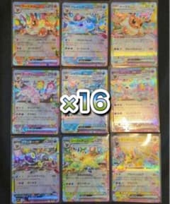 ポケモンカード ブイズ RR 9枚 ×16コンプリート テラスタルフェス144枚