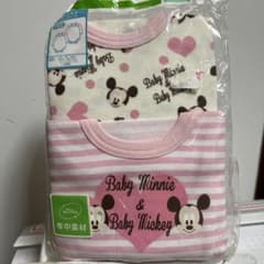 Disney baby ベビー 長袖ショルダーロンパース 2枚組90cmのサムネイル
