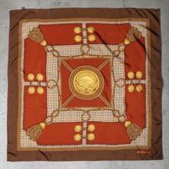 バーバリー☆ヴィンテージ シルク スカーフ☆ノバチェック☆Burberry