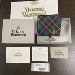 vivienn westwood 二つ折り財布　チェック　プレゼントのサムネイル