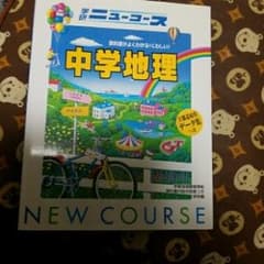 ニューコース中学地理/学習研究社のサムネイル