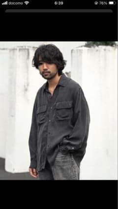 トップス shiun CUPRO FIBRIL UTILITY SHIRT KURO shiun CUPRO FIBRIL UTILITY SHIRT - メルカリ