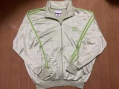 adidas 80s 90s トラックジャケット ライムグリーン - メルカリ