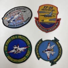 t*u様 航空自衛隊 XF-2 FS-X 試作機 ワッペン 4枚セットのサムネイル