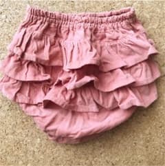 ミミプポン フリルパンツ ピンクコーディュロイのサムネイル