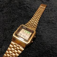 CASIO デジタル腕時計 ゴールドカラー　チープカシオのサムネイル