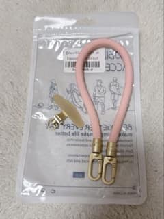 ハンドストラップ スマホ ホルダーセット　ベビーピンクのサムネイル