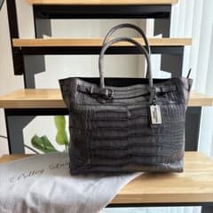 極美品】Pelley Luxury クロコレザー ショルダーバッグ 大容量 - メルカリ