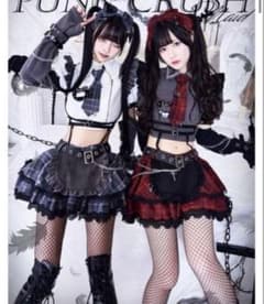 ガーリーチェックパンククラッシュメイド Malymoon - メルカリ