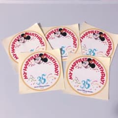 ディズニー　バースデーシール　35周年　バースデー　ミッキーのサムネイル