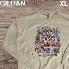 GILDAN トレーナー スウェット ディズニー ミッキー クルーネック 裏起毛のサムネイル