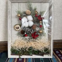 クリスマスフレームアートのサムネイル