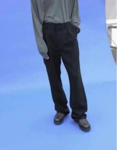 AURALEE TENSE WOOL WIDE SLACKS ブラック - メルカリ