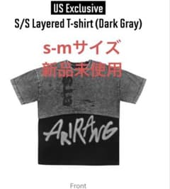 BTS アメリカ US限定 Layered T-shirt ダークグレー s-m - メルカリ