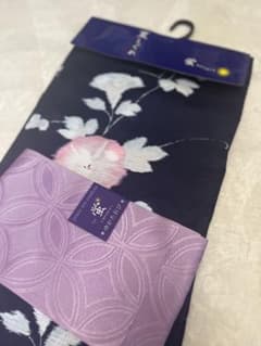 【人気ブランド】☆浴衣☆ボヌールセゾン☆朝顔柄☆帯セット☆のサムネイル