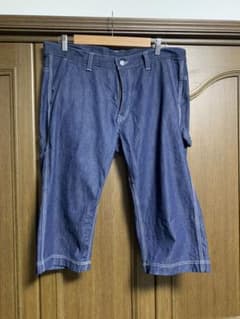 桃太郎ジーンズリフレクター付き クロップドショートパンツ サイズW３６ 桃太郎ジーンズリフレクター付き クロップドショートパンツ サイズ