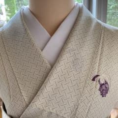 袷　着物　小紋のサムネイル