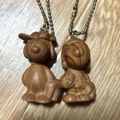 ヴィンテージ　スヌーピー　木目柄　キーホルダー　野球のサムネイル