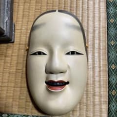 能面 小面 木彫り 伝統工芸品 - メルカリ