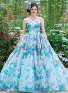 mika ninagawa 蜷川実花 ウェディングドレス カラードレス 青緑 - メルカリ