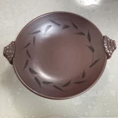 【たち吉】　陶板鍋（茜）大皿　化粧箱入りのサムネイル