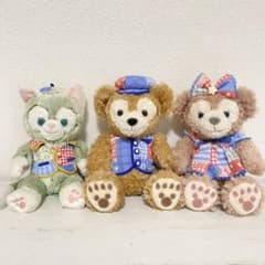ダッフィー＆フレンズ☆ぬいぐるみセットSSサイズ☆TDS15周年記念