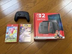 Nintendo Switch 本体（欠品あり） プロコン　ソフト２本　他付き Nintendo Switch2 本体+プロコン+ソフト2種 - メルカリ