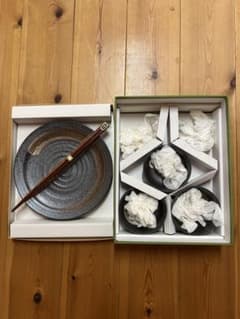 【完全未使用】たち吉 東山 大皿 箸 小鉢3個 和食器セットのサムネイル