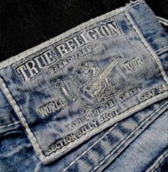 TRUE RELIGION FRANKIE BIG T極太ステッチ デニムUSA - メルカリ
