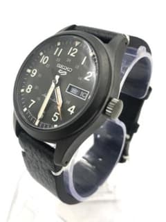 SEIKO 自動巻き ブラック 腕時計 SBSA121 新品未使用品 - メルカリ