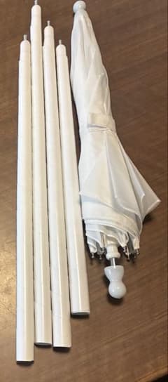 アピアリングキャンドル パラソル 白 マジック - メルカリ
