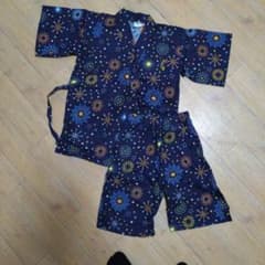 花火模様 甚平 120cmのサムネイル