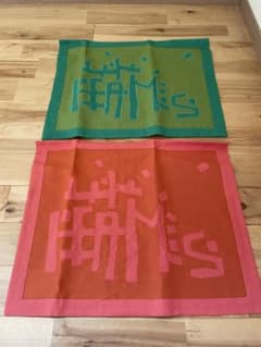 HERMES エルメス４枚組　ランチョンマット２枚ナフキン２枚　未使用　箱付 エルメス ランチョンマット2枚 - メルカリ