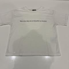 子供服140cm白Tシャツプリントのサムネイル