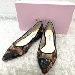 新品 ダイアナ 絵画シリーズ ブリューゲル ポインテッド 22.5cm 刺繍