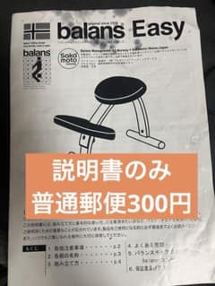 普通郵便300円】サカモトハウス バランスチェア イージー 取扱説明書